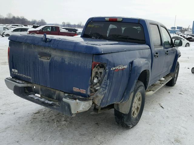 1GTDT136858193554 - 2005 GMC CANYON BLUE photo 4