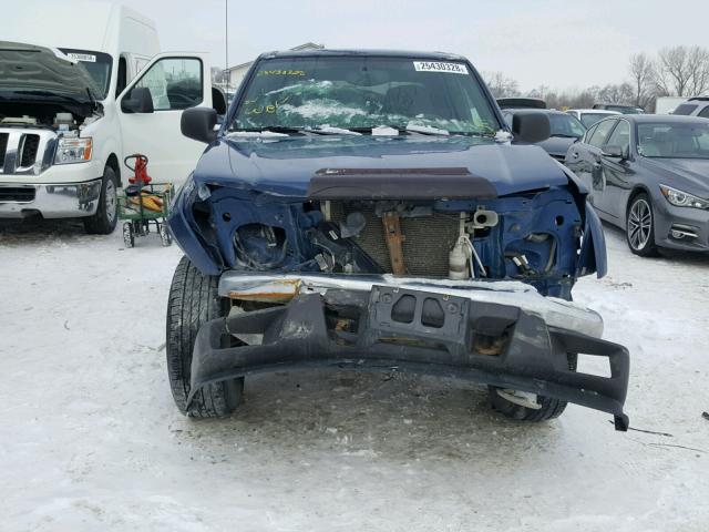 1GTDT136858193554 - 2005 GMC CANYON BLUE photo 9