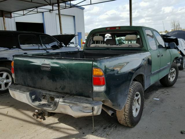 5TBRT34192S232270 - 2002 TOYOTA TUNDRA ACC GREEN photo 4