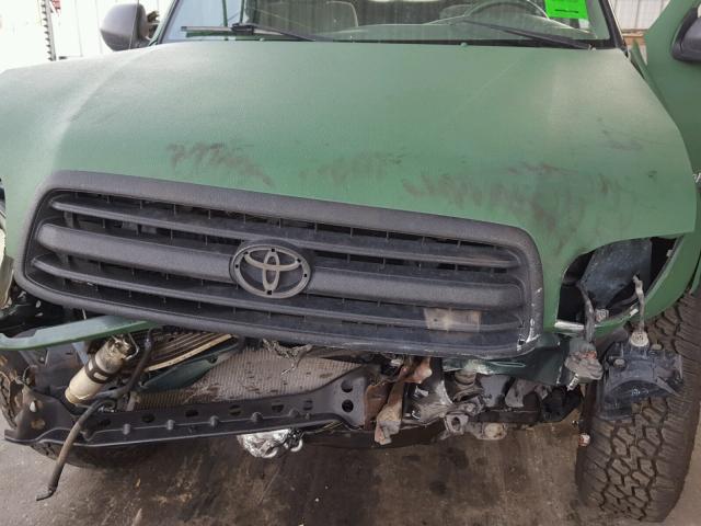 5TBRT34192S232270 - 2002 TOYOTA TUNDRA ACC GREEN photo 7