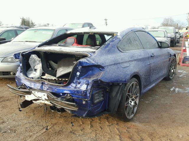 WBS3R9C58GK708471 - 2016 BMW M4 BLUE photo 4