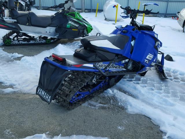 4UF8LY101HT000440 - 2017 YAMAHA SNOWMOBILE BLUE photo 4