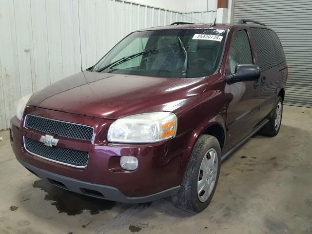 1GNDU231X7D188980 - 2007 CHEVROLET UPLANDER L 勃艮第红 照片 2