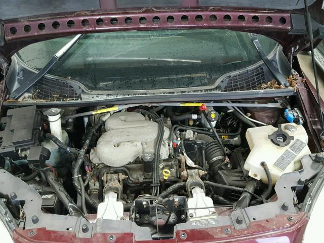 1GNDU231X7D188980 - 2007 CHEVROLET UPLANDER L 勃艮第红 照片 7