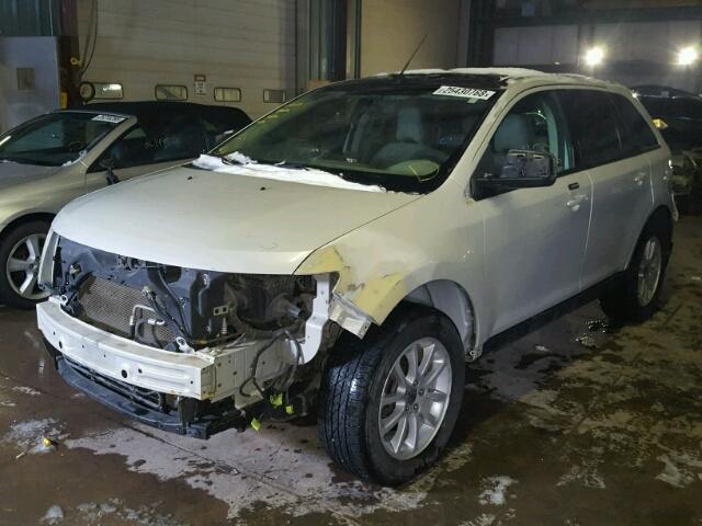 2FMDK49CX7BA78595 - 2007 FORD EDGE SEL P WHITE photo 2