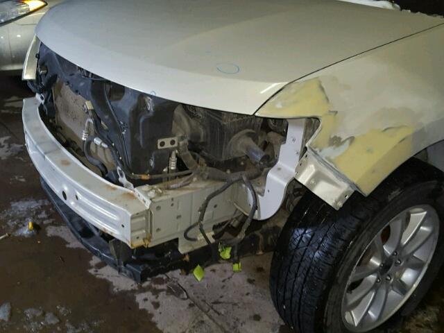 2FMDK49CX7BA78595 - 2007 FORD EDGE SEL P WHITE photo 9