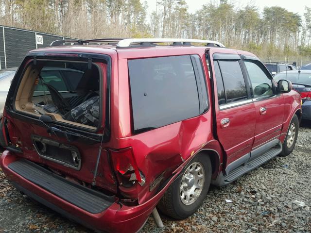 5LMRU27L4WLJ10864 - 1998 LINCOLN NAVIGATOR RED photo 4