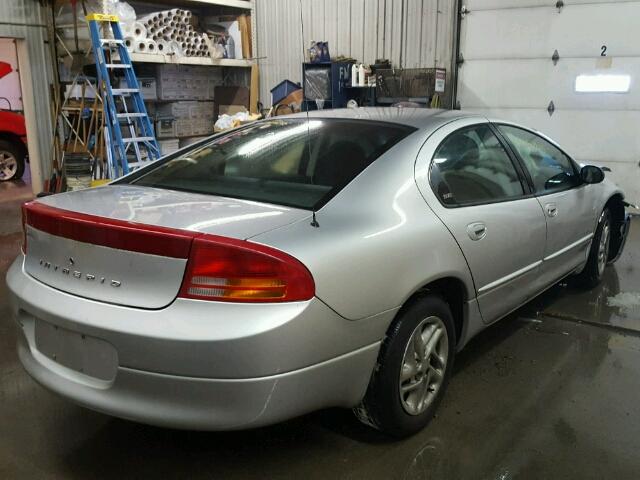 2B3HD46R11H645114 - 2001 DODGE INTREPID S SILVER photo 4