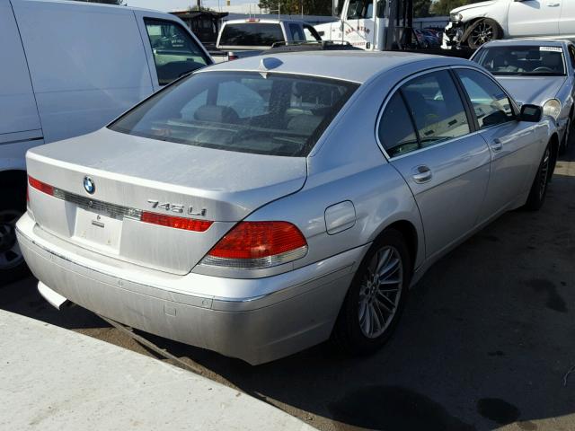 WBAGN63564DS52065 - 2004 BMW 745 LI 银色 照片 4