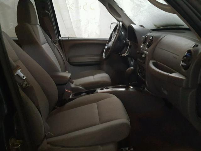 1J4GL38K45W565931 - 2005 JEEP LIBERTY RE GREEN photo 5