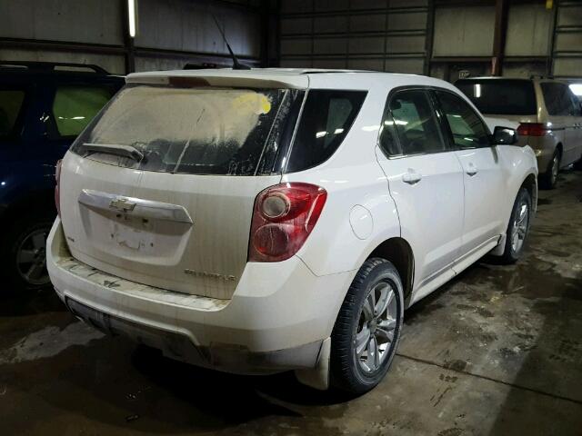 2CNFLCEW3A6402745 - 2010 CHEVROLET EQUINOX LS WHITE photo 4