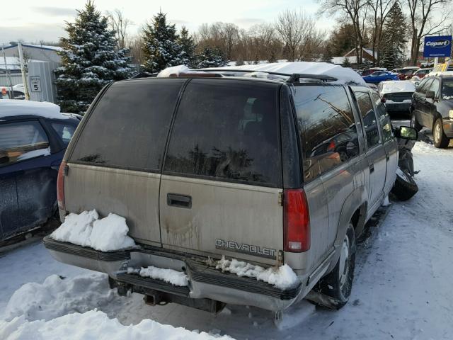 3GNFK16R9XG262757 - 1999 CHEVROLET SUBURBAN K GOLD photo 4