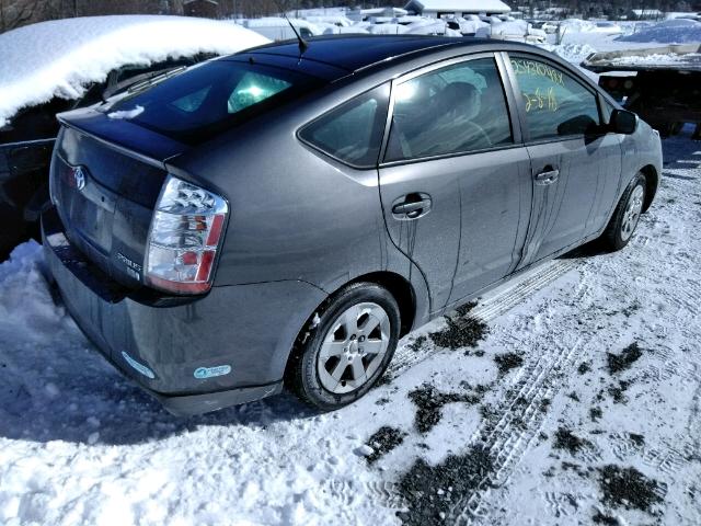 JTDKB20U493482744 - 2009 TOYOTA PRIUS GRAY photo 4