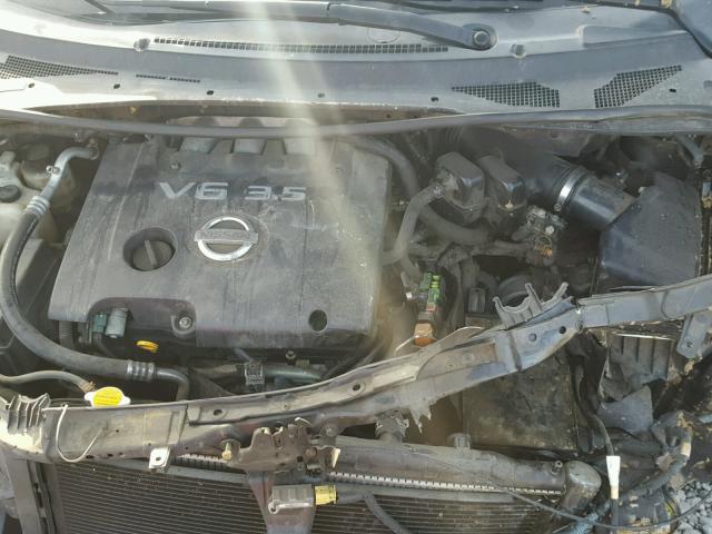 5N1BV28U84N345293 - 2004 NISSAN QUEST S CHARCOAL photo 7