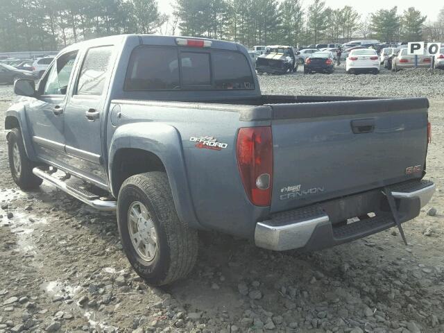 1GTDT136168173230 - 2006 GMC CANYON GREEN photo 3