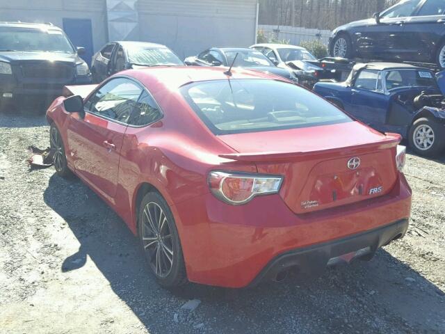 JF1ZNAA1XE9701028 - 2014 TOYOTA SCION FR-S წითელი ფოტო 3