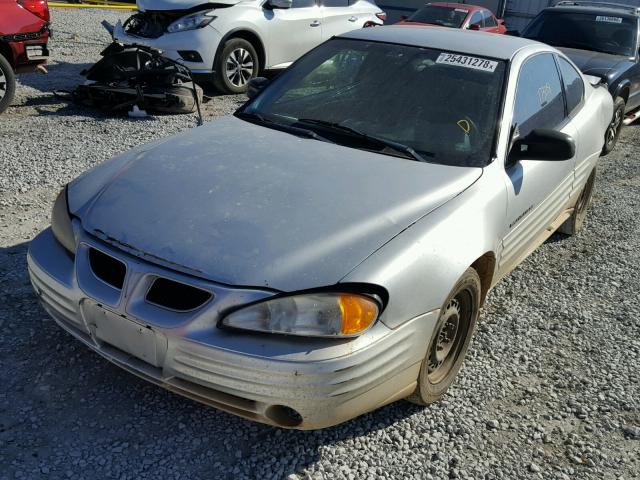 1G2NF12T41M633794 - 2001 PONTIAC GRAND AM S SILVER photo 2