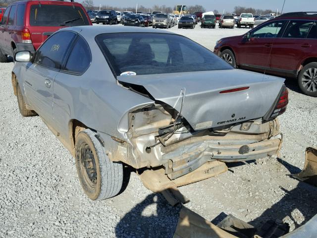 1G2NF12T41M633794 - 2001 PONTIAC GRAND AM S SILVER photo 3