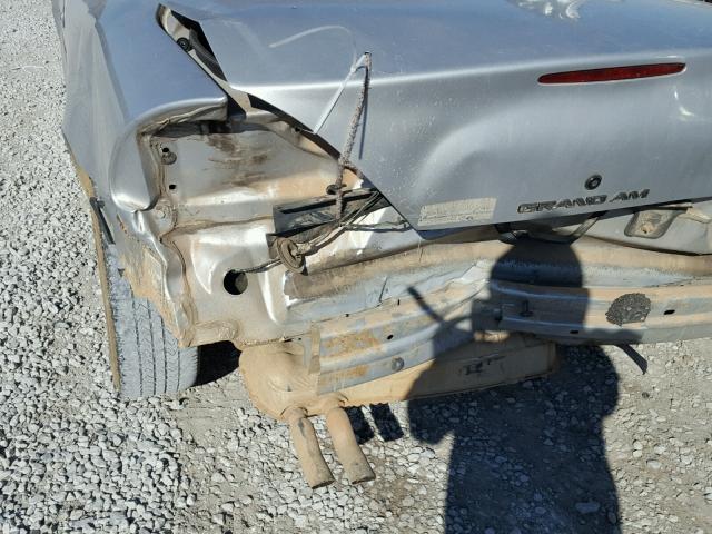 1G2NF12T41M633794 - 2001 PONTIAC GRAND AM S SILVER photo 9