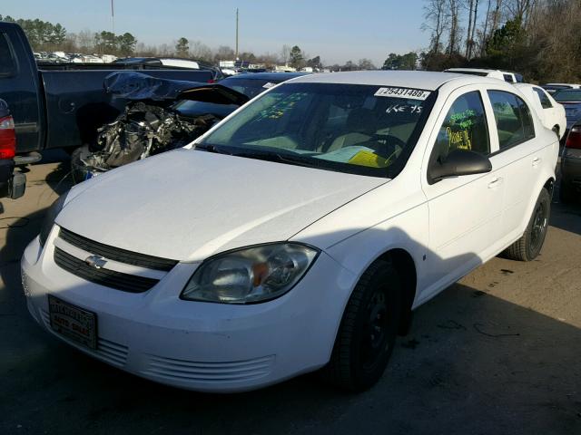 1G1AS58H097200850 - 2009 CHEVROLET COBALT LS WHITE photo 2