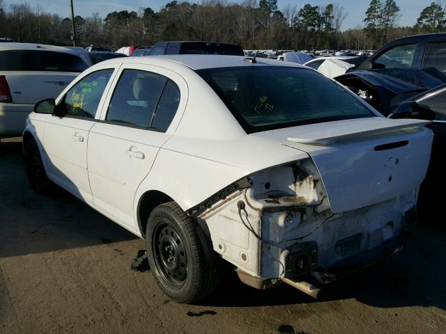 1G1AS58H097200850 - 2009 CHEVROLET COBALT LS WHITE photo 3