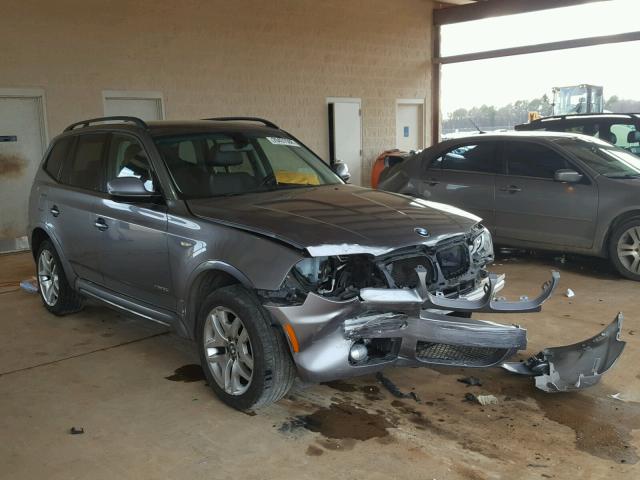 WBXPC9C40AWJ38437 - 2010 BMW X3 XDRIVE3 SILVER photo 1