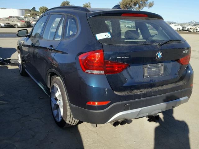 WBAVL1C59DVR89612 - 2013 BMW X1 XDRIVE2 BLUE photo 3