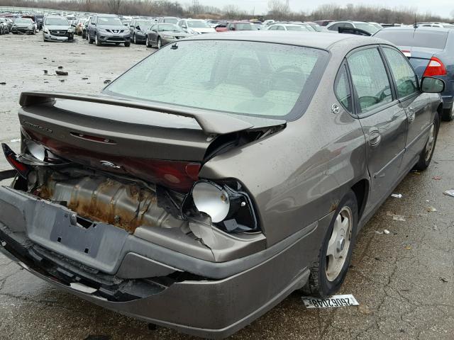 2G1WH55K029365970 - 2002 CHEVROLET IMPALA LS BROWN photo 4