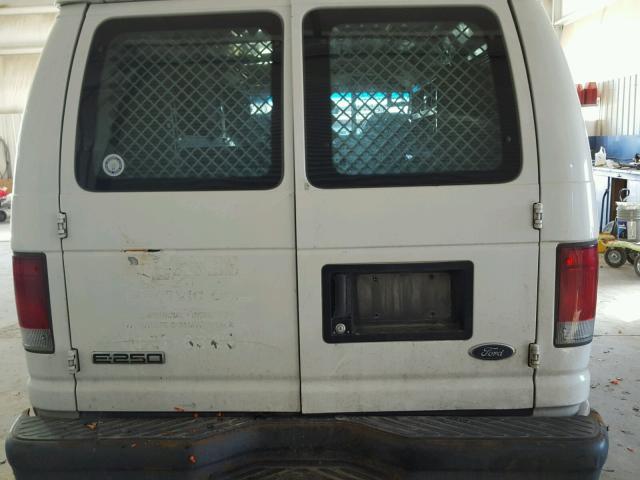 1FTNE24W36DA39782 - 2006 FORD ECONOLINE WHITE photo 9