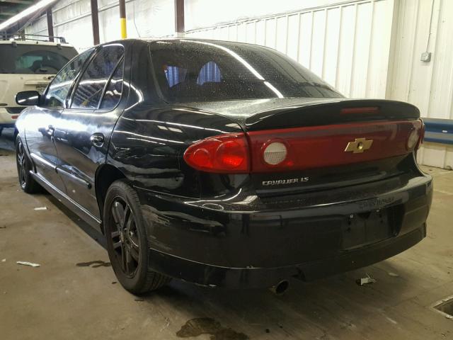 1G1JH52F857123645 - 2005 CHEVROLET CAVALIER L BLACK photo 3