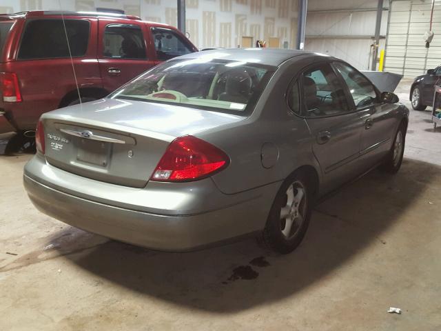 1FAFP55261A262698 - 2001 FORD TAURUS SES GREEN photo 4