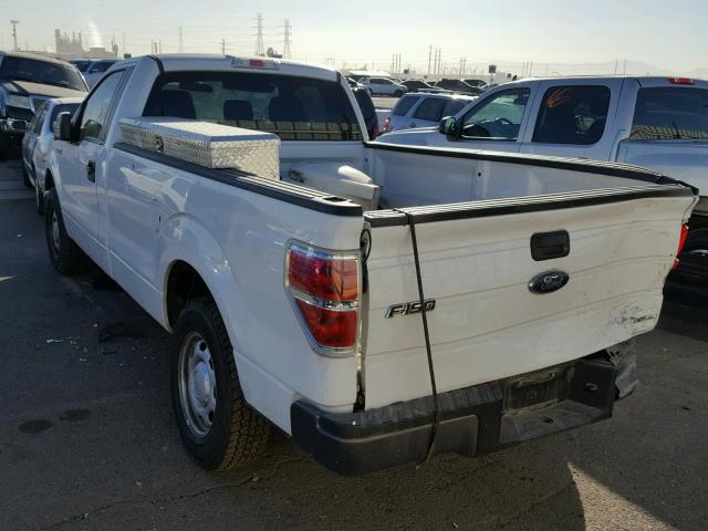 1FTMF1CM7DKE35340 - 2013 FORD F150 WHITE photo 3