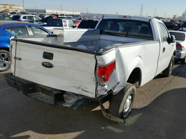 1FTMF1CM7DKE35340 - 2013 FORD F150 WHITE photo 4