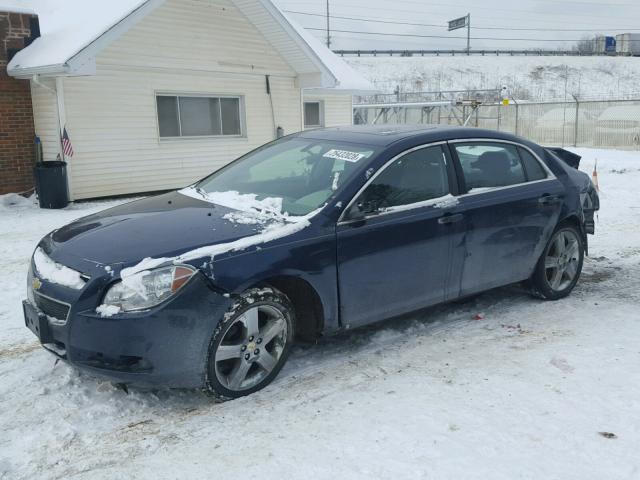 1G1ZH57B094261650 - 2009 CHEVROLET MALIBU 1LT BLUE photo 2