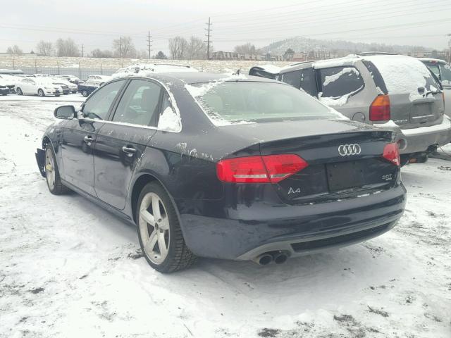 WAUFFAFL0CA103236 - 2012 AUDI A4 PREMIUM BLUE photo 3