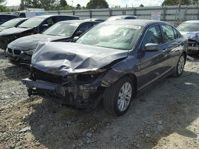 1HGCR2F84EA242157 - 2014 HONDA ACCORD EXL CHARCOAL photo 2