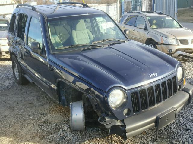 1J4GL48KX7W539990 - 2007 JEEP LIBERTY SP BLUE photo 1