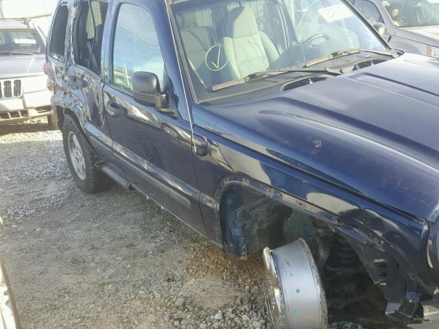 1J4GL48KX7W539990 - 2007 JEEP LIBERTY SP BLUE photo 9