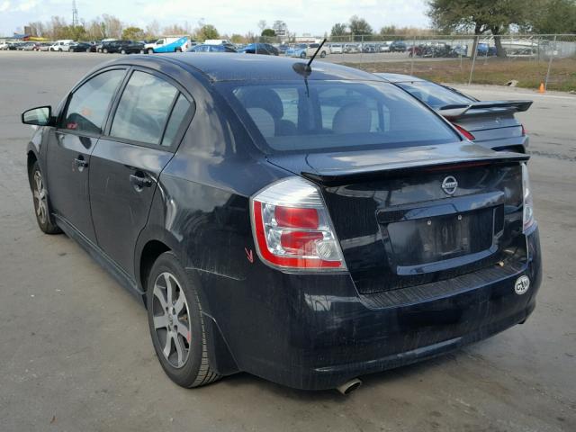 3N1AB6AP8BL715842 - 2011 NISSAN SENTRA 2.0 BLACK photo 3