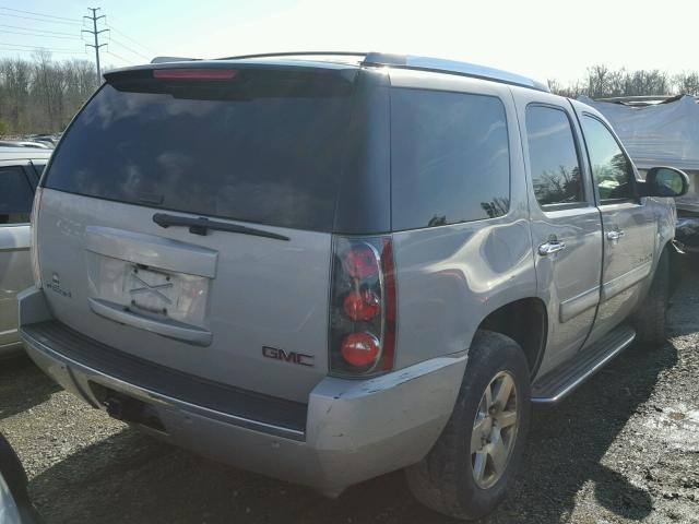 1GKFK63887J338618 - 2007 GMC YUKON DENA SILVER photo 4