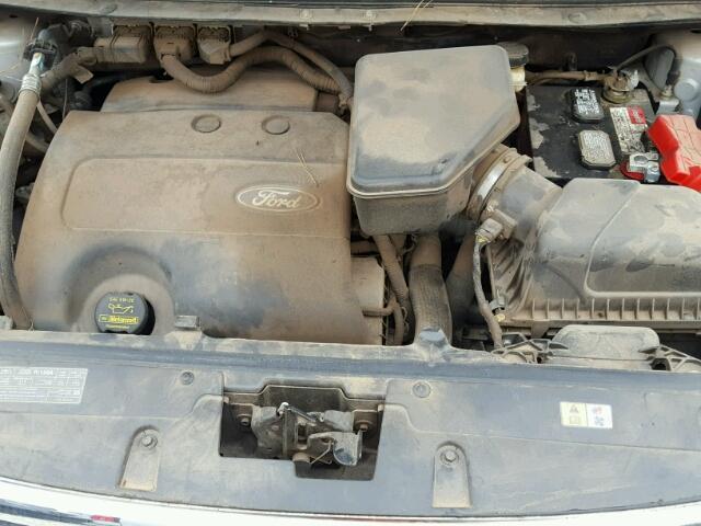 2FMDK3JC2DBB36829 - 2013 FORD EDGE SEL SILVER photo 7