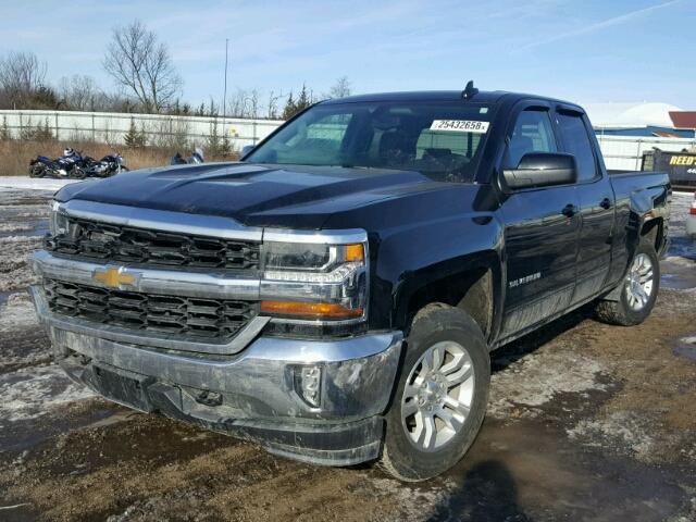 1GCVKREC7HZ385765 - 2017 CHEVROLET SILVERADO BLACK photo 2