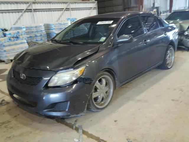 1NXBU40E19Z038628 - 2009 TOYOTA COROLLA BA GRAY photo 2