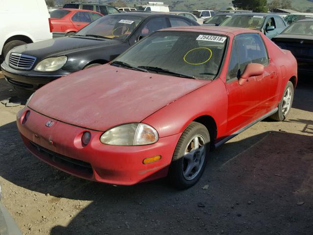 JHMEH6169SS004042 - 1995 HONDA CIVIC DEL RED photo 2