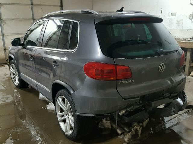 WVGBV7AX4CW000353 - 2012 VOLKSWAGEN TIGUAN S CHARCOAL photo 3