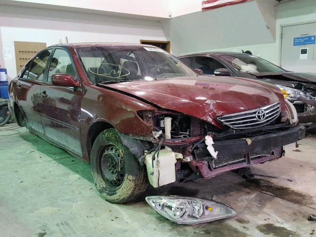 4T1BE32KX5U016292 - 2005 TOYOTA CAMRY LE RED photo 1