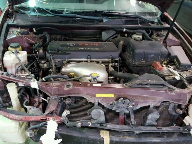 4T1BE32KX5U016292 - 2005 TOYOTA CAMRY LE RED photo 7