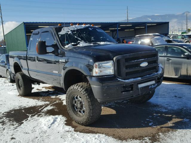 1FTWX31P05EC28903 - 2005 FORD F350 SRW S BLACK photo 1