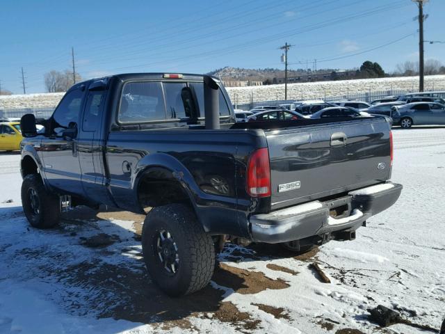 1FTWX31P05EC28903 - 2005 FORD F350 SRW S BLACK photo 3