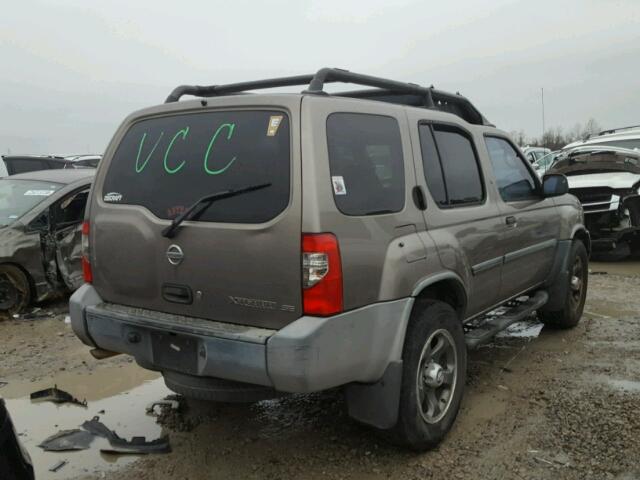 5N1ED28T64C660886 - 2004 NISSAN XTERRA XE BROWN photo 4